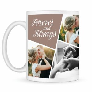 Κούπα με τις δική σας φωτογραφίες και αφιερώσεις σε σχέδιο Forever & Always