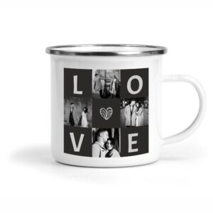 Υπέροχη Photo Collage Κούπα .Γράψε το κείμενο σου και βάλε την φωτογραφία σου