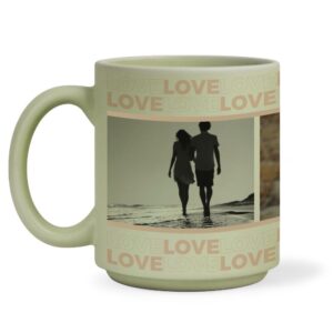 Προσωποποιημένη Κούπα σε πράσινο χρώμα με φωτογραφίες